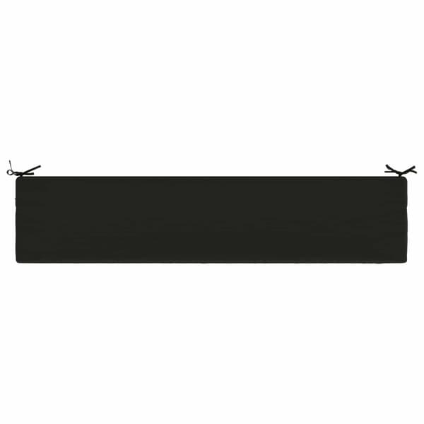 Bänk kudde SOEST 100% Polyester Svart 180 x 40 x 5 cm