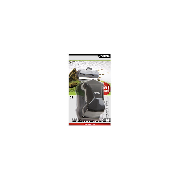 Magnet Scraper 2 in 1 Algmagnet M Svart