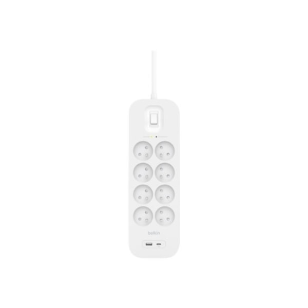 Belkin Connect - överspänningsskydd - med USB-C- och USB-A-portar
