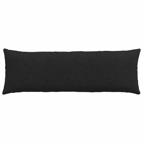 Sofakuddar 2 pcs Svart 120 x 40 cm tyg