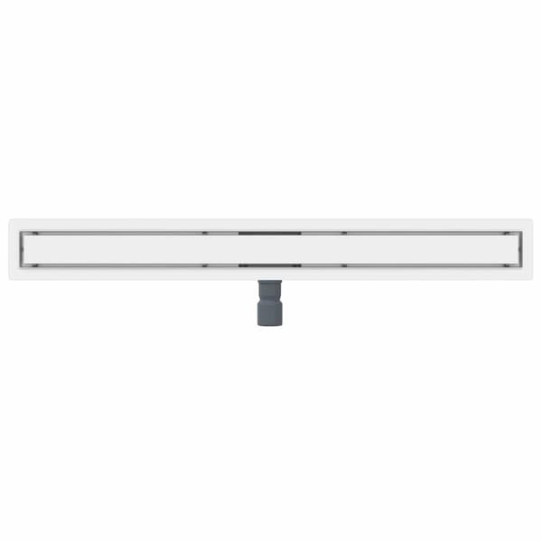 2 i 1 Duschavlopp Silver 100 cm Rostfritt Stål 304