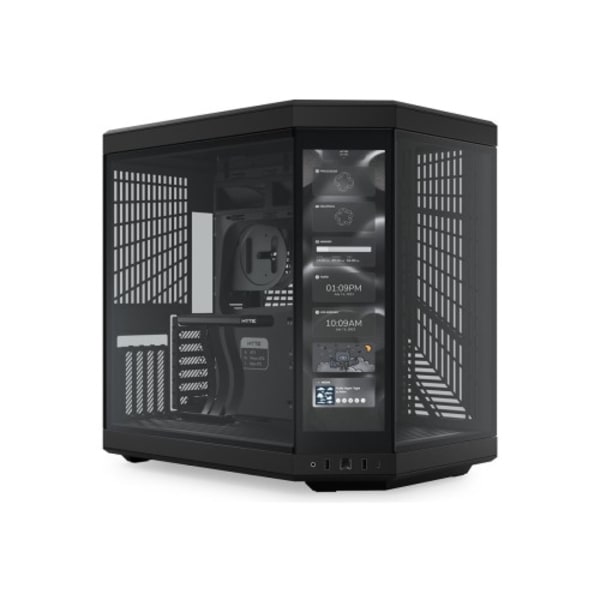 HYTE Y70 Touch - mid tower - utökad ATX Svart