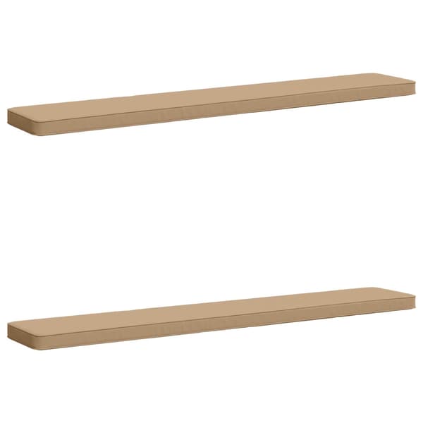 2-delade Bänk Kuddar VUGHT 2 st 100% Polyester Sand