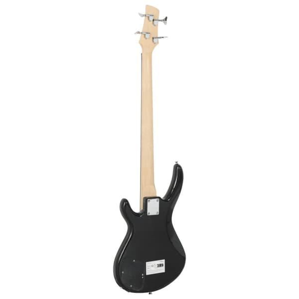 Elektrisk basgitarr för nybörjare med väska blå&svart 4/4 46"