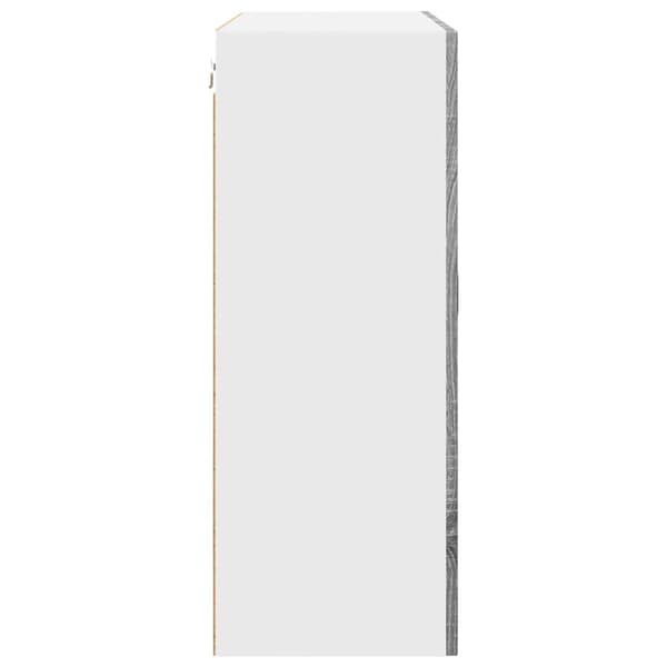 Diskmaskin panel med lagring Kalmar Grå Sonoma 80 x 31 x 80 cm