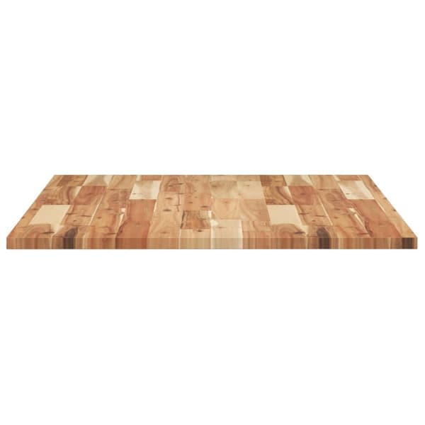 Bordsskiva rektangulär 120x70x2 cm massivt akaciaträ