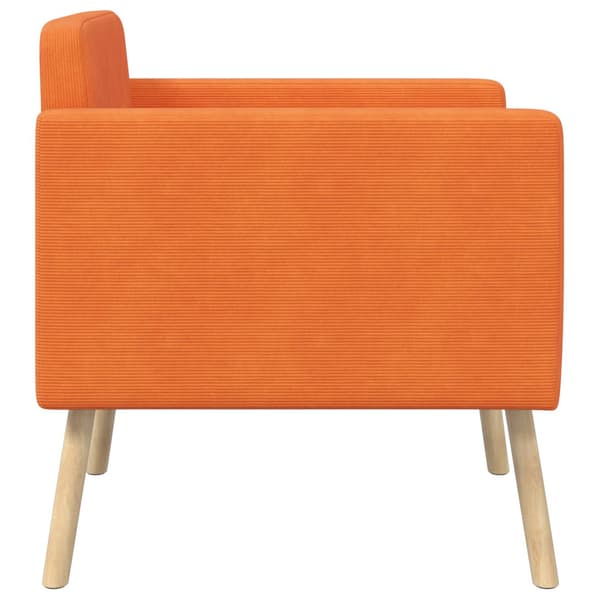 Accentfåtölj Orange Manchestertyg