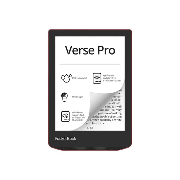 PocketBook Verse PRO - eBook-läsare - Linux 3.10.65 - 16 GB - 6"