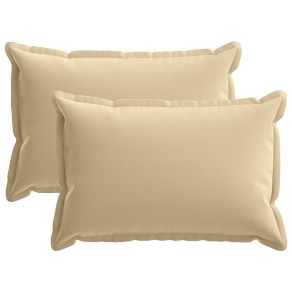 Kudde med kudde HOUTEN 2 st Beige Polyester