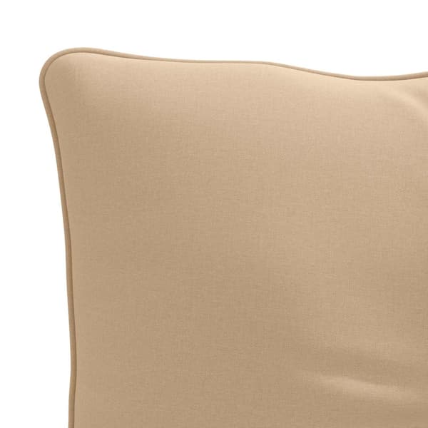 Ryggkudde PUTTEN 100% Polyester Sand 60 x 40 x 10 cm