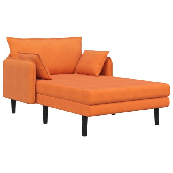 Stor schäslong Orange Mockatyg