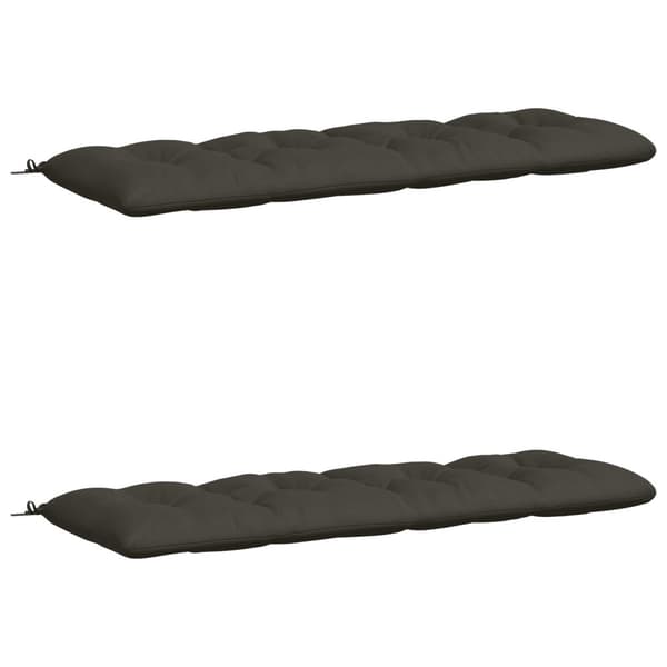 2-delade Bänk Kuddar VIANEN 100% Polyester Antracit