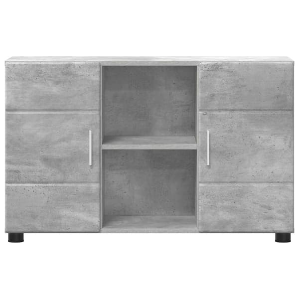 Sideboard FLORIN 88,5 x 30,5 x 55,5 cm Betonggrå