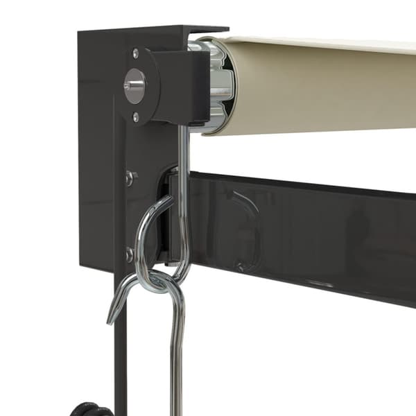 Automatisk infällbar markis gräddvit 4,5x3 m