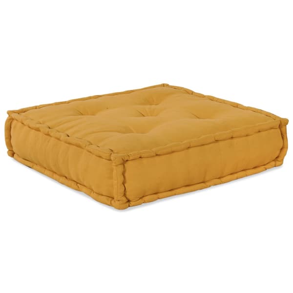 Modulsofa enhet Tyg Gul 210 x 140 x 56 cm