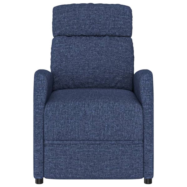 Reclinerfåtölj ljusgrå tyg
