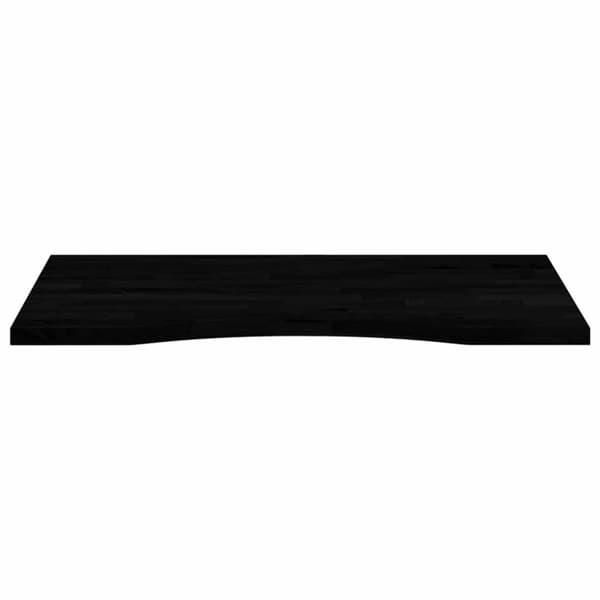 Bordsskiva mörkbrun 80x50x2,5 cm massiv ek rektangulär