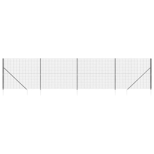 Stängsel med markspett antracit 1,6x10 m