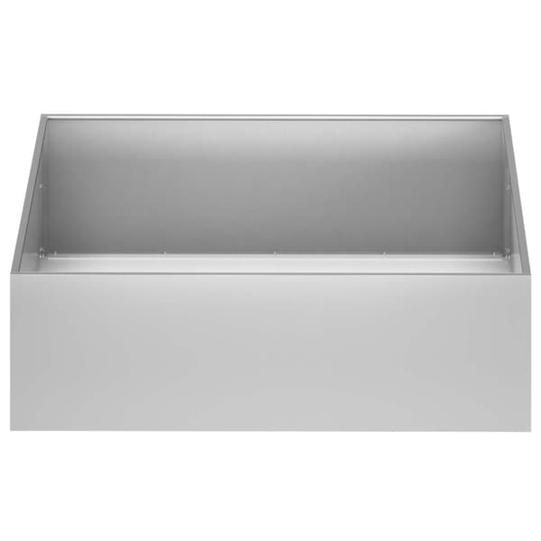 Trädgårdsplanterare 2 st Silver 80 x 80 x 30 cm