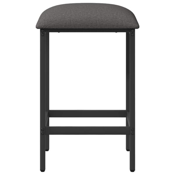 Barpall 2 st Ljusgrå 40 x 32 x 74 cm Konstruerat trä