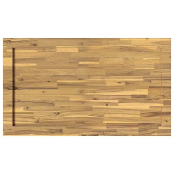 Rektangulärt Bordsskiva 90 x 50 x 3,5 cm Rektangulär Vit