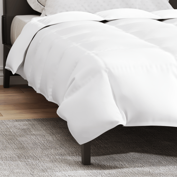 Duntäcke Vit 155 x 220 cm Fjäder