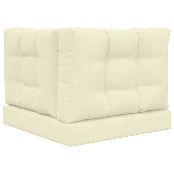Utomhus Soffa Kudde 3 pcs Kräm Polyester