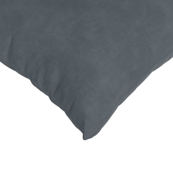Sofakuddar 2 pcs Mörkgrå 45 x 45 cm Kordread tyg