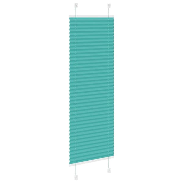 Plisserad persienn bensingrön 50x100cm tyg bredd 49,4cm