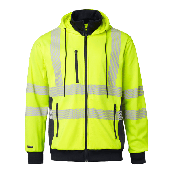1729 Sweat Fluorescent yellow/navy Unisex
