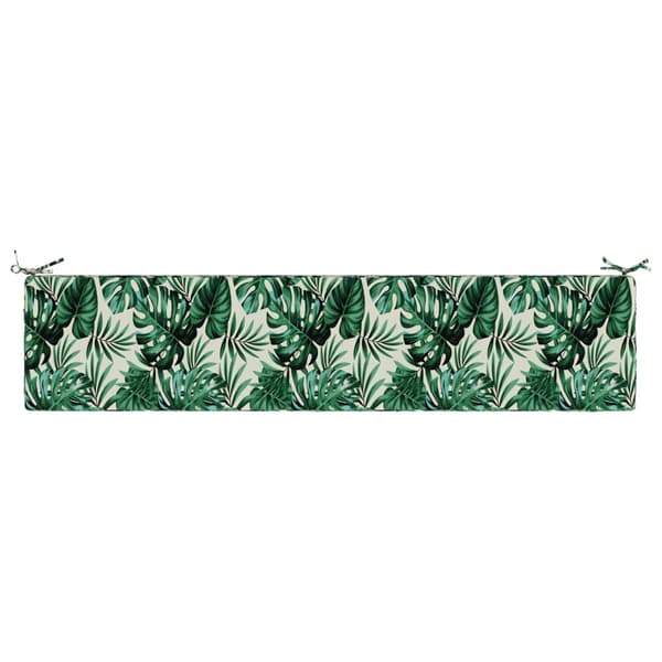 Bänk kudde SOEST 100% Polyester Bladmönster 180 x 40 x 5 cm