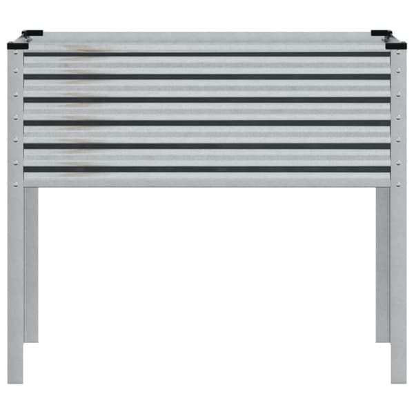Trädgårdskruka 100x45x90 cm galvaniserat stål