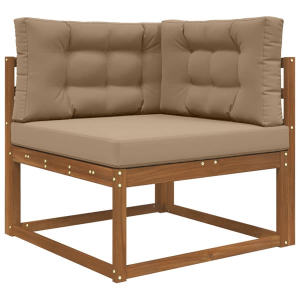 Utomhus Soffa Kudde 3 pcs Taupe Polyester