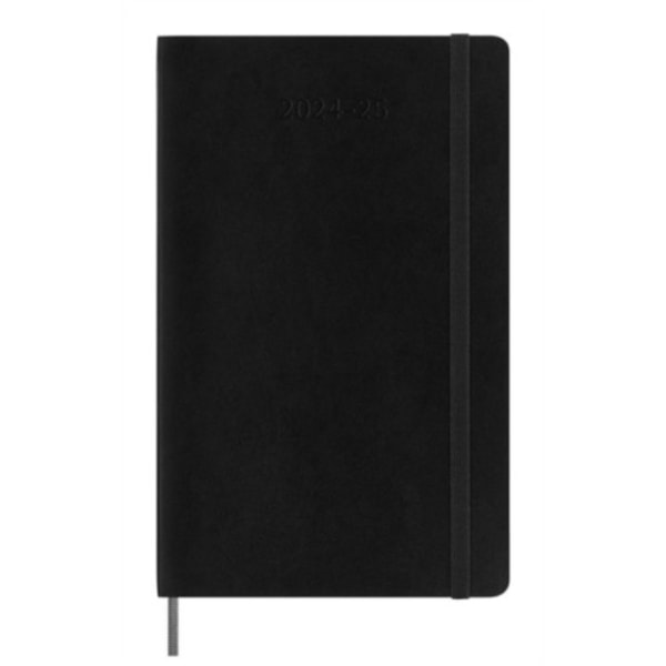 Moleskine 2025 18-Month Daily Large Softcover Notebook: Black