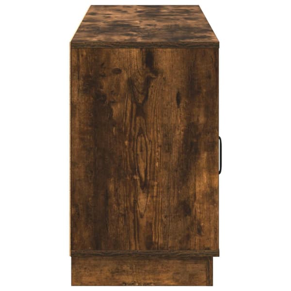 Elektrisk eldstad Rökt ek 100 x 33 x 55 cm Konstruerat trä