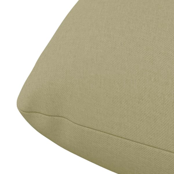 Sittkuddar VIANEN 4 st 100% Polyester Ljusgrön 60 x 60 x 12 cm