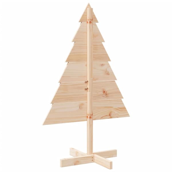 Julgran trä 110 cm massivt trä