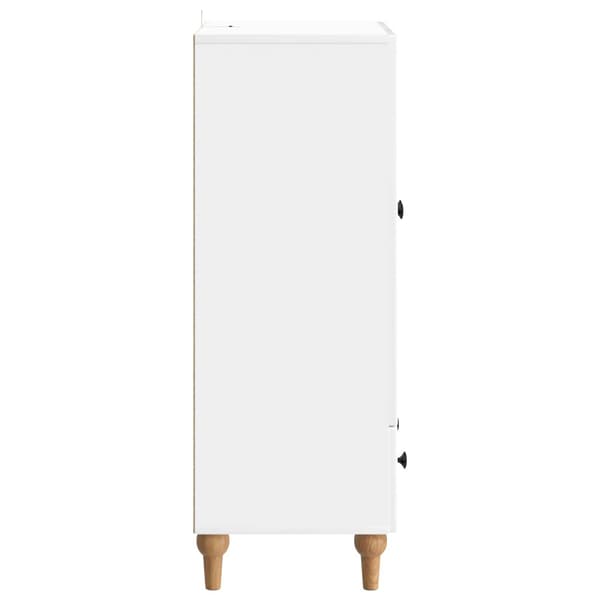 Sideboard Vit högglans 66 x 34,5 x 95 cm Konstruerat trä