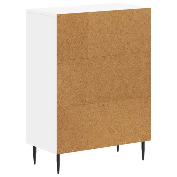 Badrumsskrubb HAARLEM Vit 59,5 x 31 x 80 cm Konstruerat trä