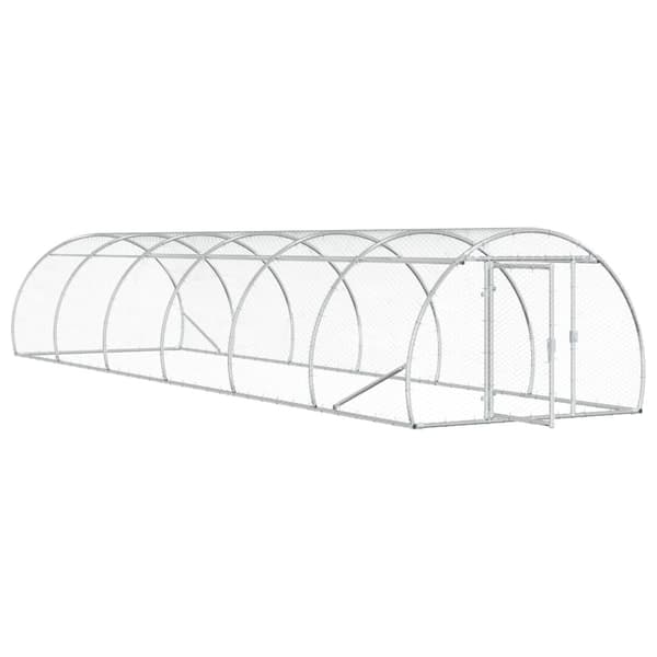 Hönsgård Silver 600 x 150 x 100 cm Galvaniserat stål