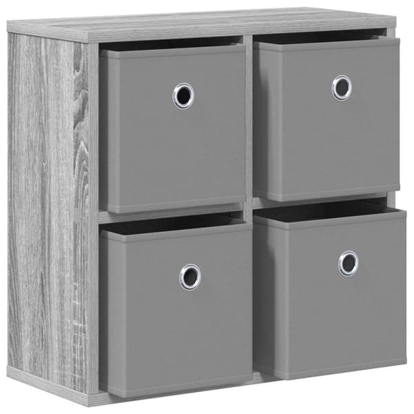 Sideboard med låda Grå Sonoma 49,5 x 22 x 47 cm