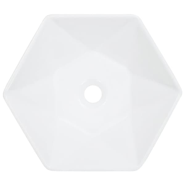Handfat 41x36,5x12 cm keramik vit