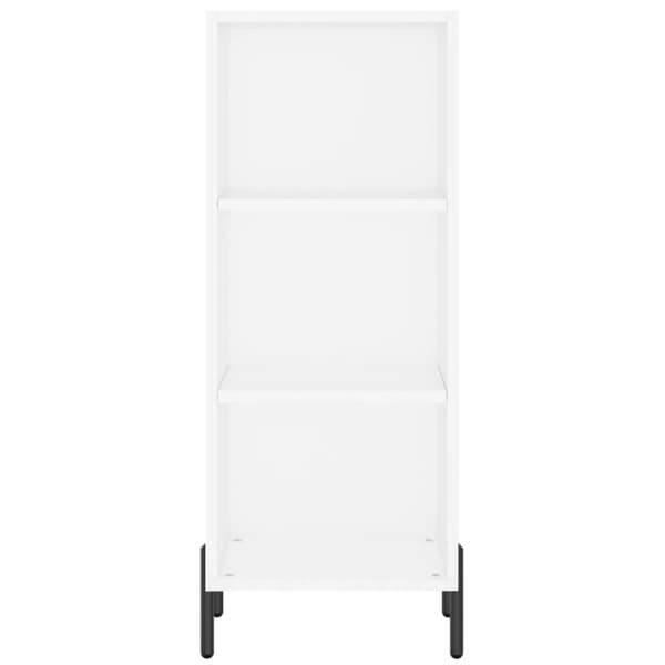 Skåp vit 34,5x32,5x90 cm konstruerat trä