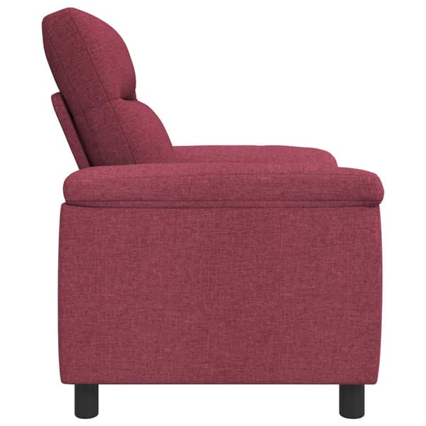 Soffa Vinröd 95 x 90 x 95 cm Tyg