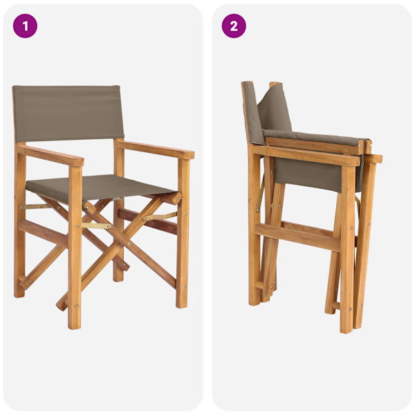 Matstol 56 x 54 x 87 cm 100% Polyester Solid-Teak