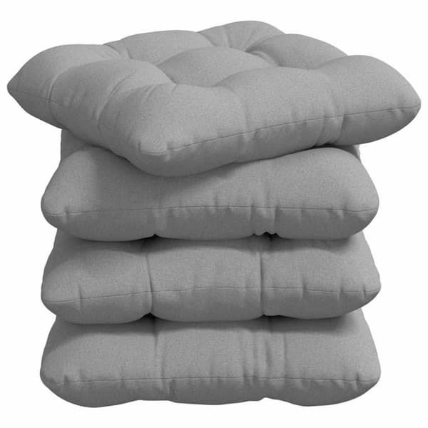 Sittkuddar 4 pcs Moln Grå 45 x 45 x 12 cm tyg