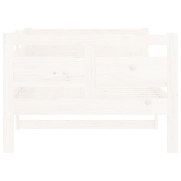 Dagbädd vit massiv furu 90x190 cm
