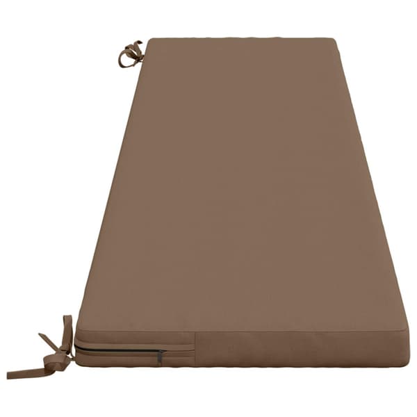 Bänk kudde SOEST 100% Polyester Taupe 200 x 40 x 5 cm