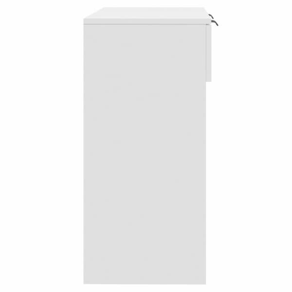 Konsolbord vit 90x36x75 cm konstruerat trä