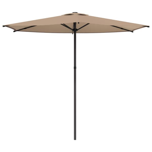 Trädgårdsparasol 270 x 270 cm Polyester Rektangulär Taupe